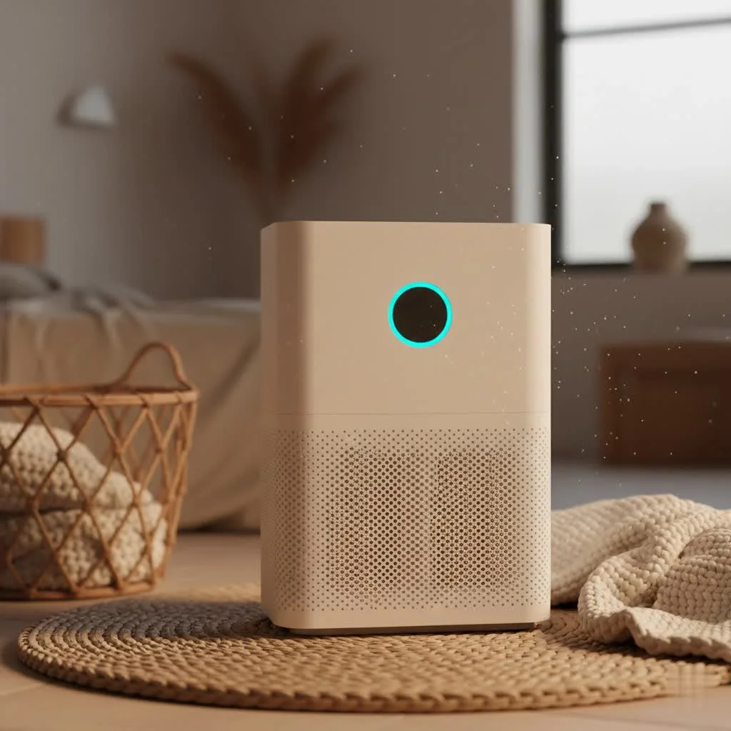 Winix 5500-2 air purifier with its filters displayed