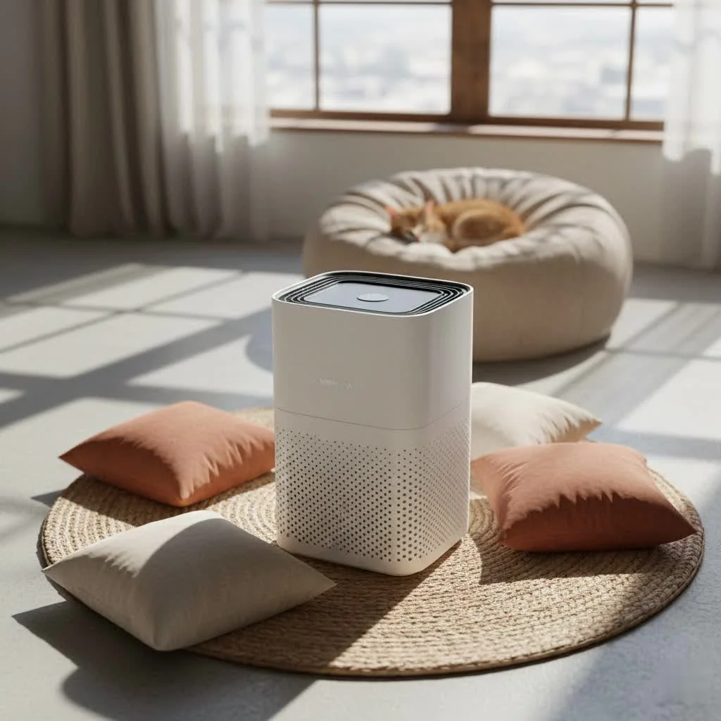 Activated carbon filter for air purifier